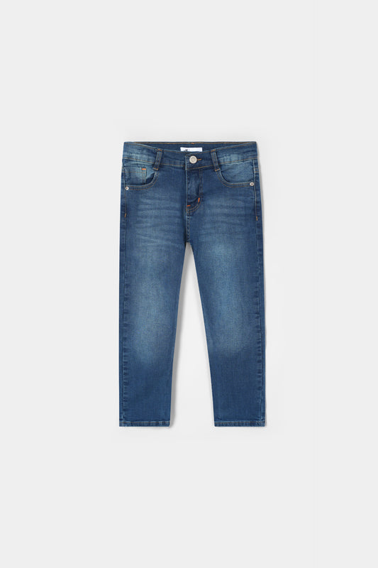 Slim Stright Jeans MBL
