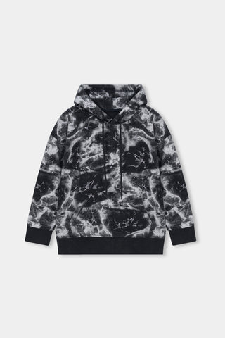 Marble Effect Hoodie