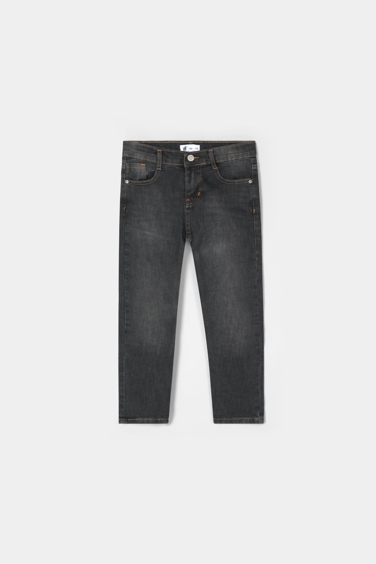 Slim Stright Jeans Gry