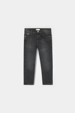 Slim Stright Jeans Gry