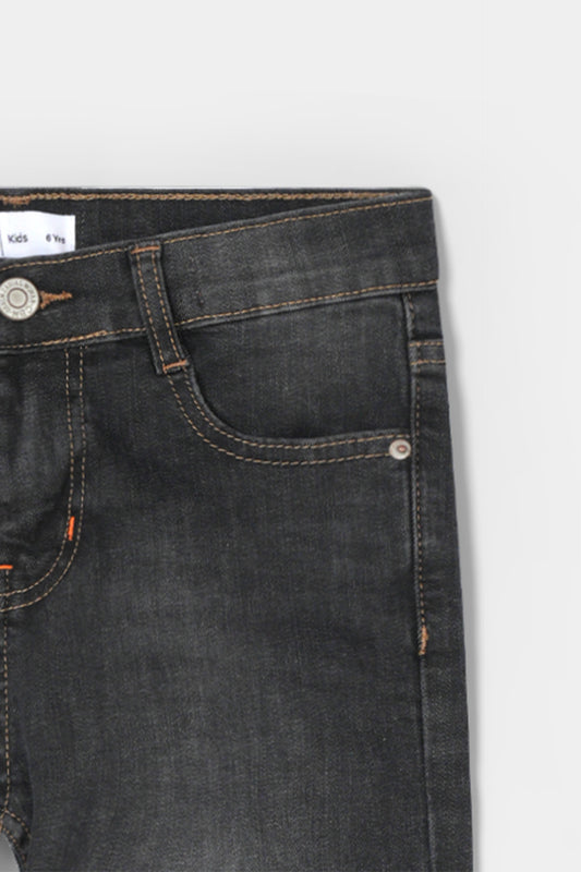 Slim Stright Jeans Gry