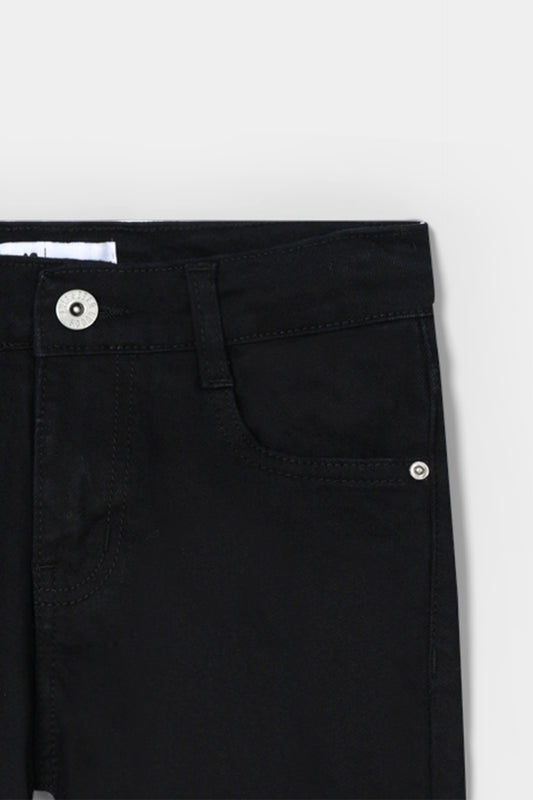 Slim Stright Jeans Black