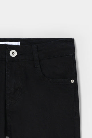 Slim Stright Jeans Black