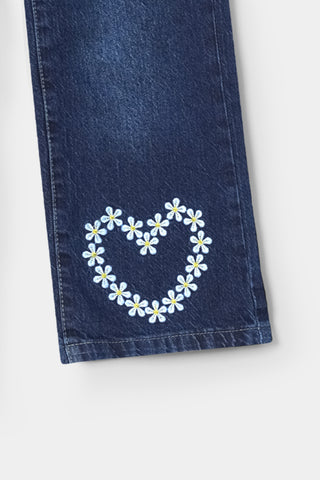 Heart Emboridery DBL