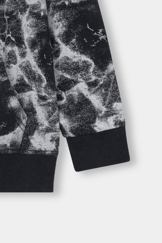 Marble Effect Hoodie