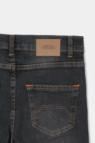 Slim Stright Jeans Gry