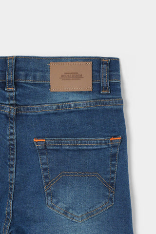 Slim Stright Jeans MBL